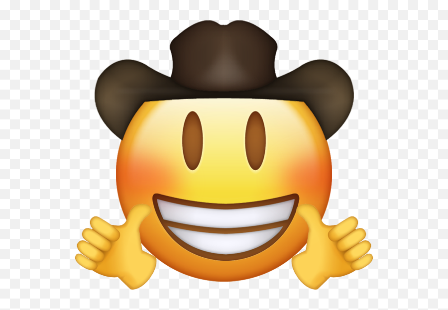 Cowboy Thumbs Up - Cowboy Emoji Png,Cowboy Emoji Transparent