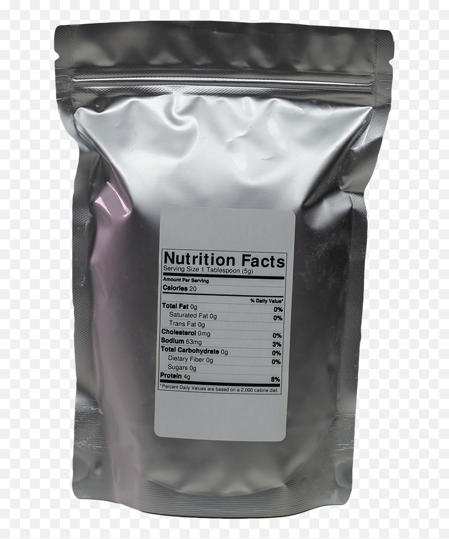 Better Cravings Gluten Free Dried Egg - Nutrition Facts Label Png,White Powder Png
