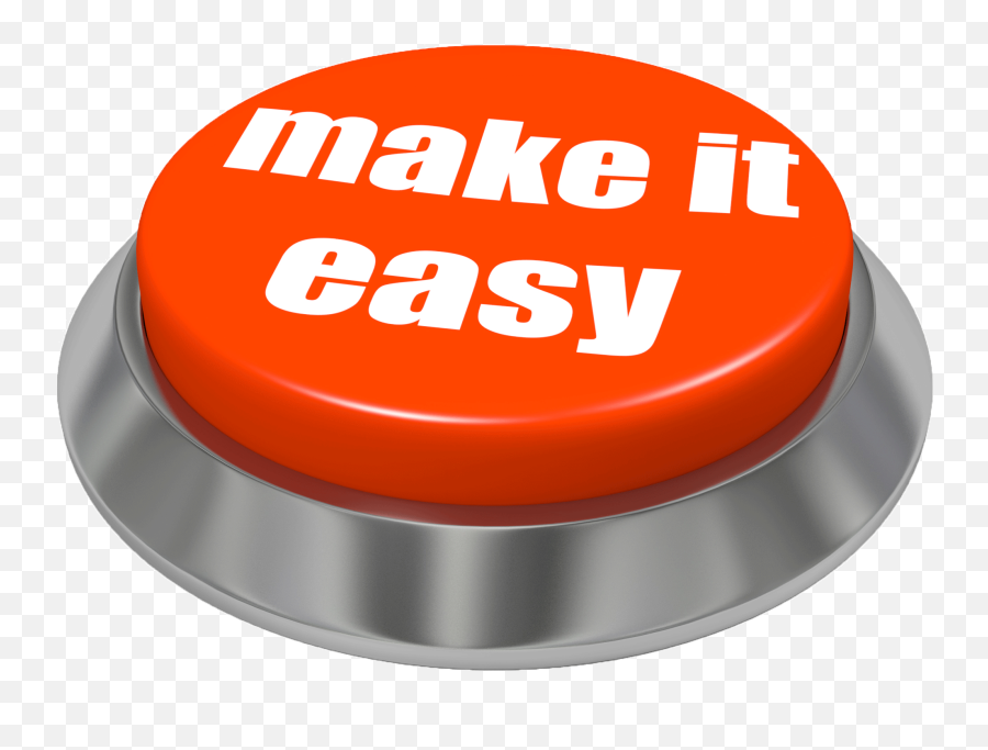 Homepage Icon Png - Make It Easy,Easy Button Png
