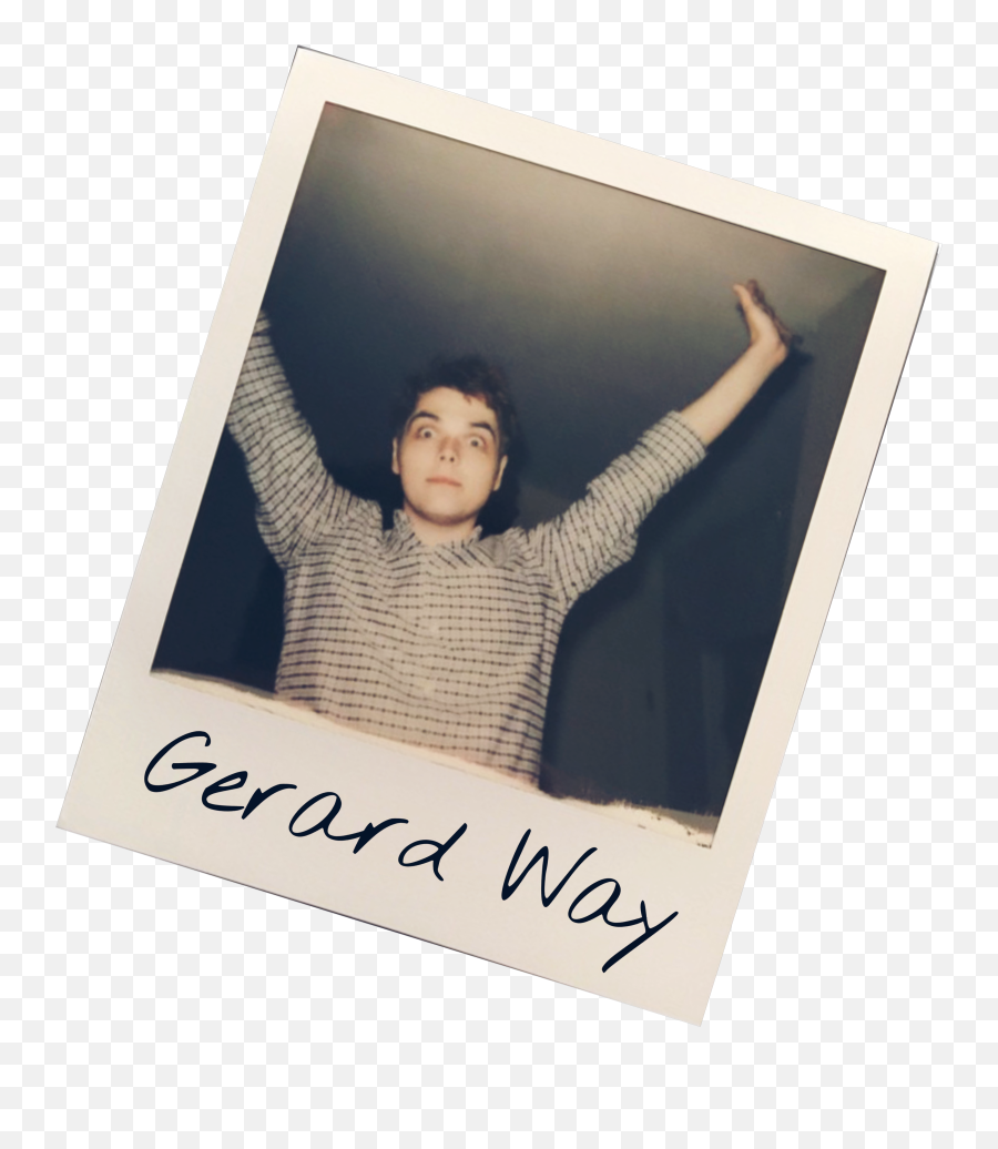Gerardway Just Saying - Photographic Paper Png,Gerard Way Png