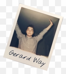 Gerardway Just Saying - Photographic Paper Png,Gerard Way Png