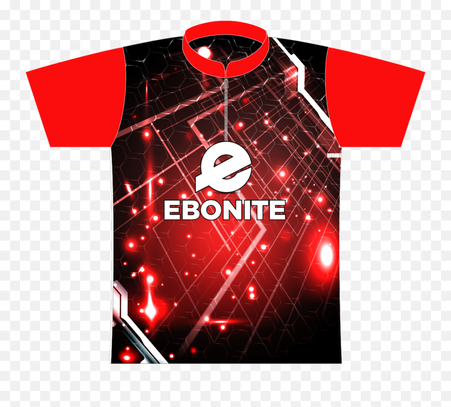 Ebonite Techno Red Dye Sublimated - Short Sleeve Png,Logo Infusion