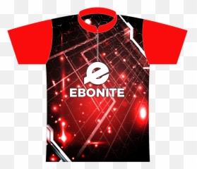Ebonite Techno Red Dye Sublimated - Short Sleeve Png,Logo Infusion