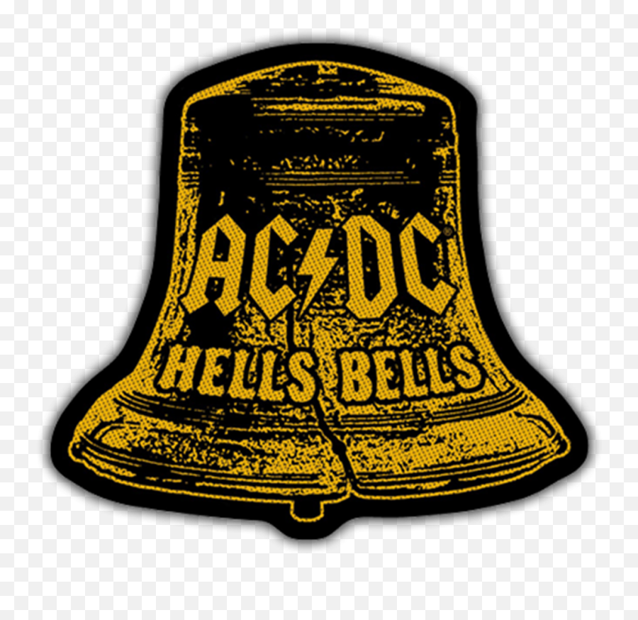 Hells Bells Cutout Patch - Ac Dc Hells Bells Png,Ac/dc Logo