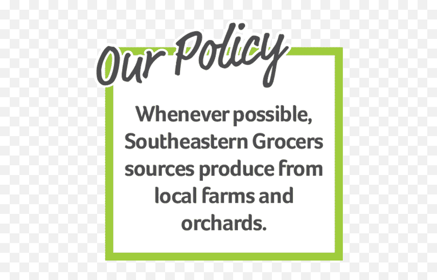 Local Produce Sourcing Policy Winn - Dixie Poem Makes No Sense Png,Winn Dixie Logo