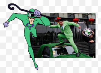 A Chinese Riddler Keeps Americans Guessing - Big Think Cartoon Png,Riddler Png