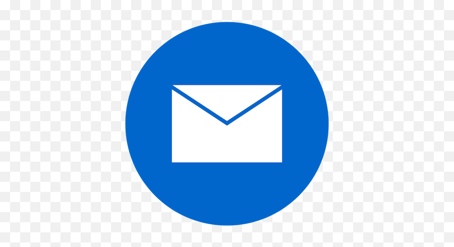 Email Icon - Blue Circle Email Icon Png,Leads Icon