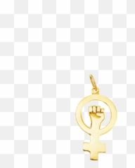 Slate Female Empowerment Charm - Solid png