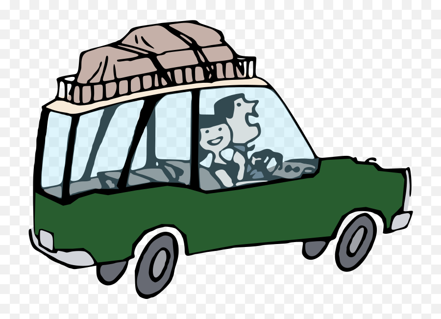 Clipart Car Holiday Transparent Free - Road Trip Clipart Png,Holiday Images Png