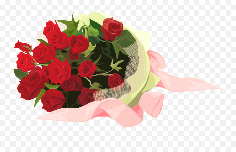 Valentine Bouquet Transparent U0026 Png Clipart Free Download - Ywd Rose Bouquet Vector Png,Flower Bunch Png