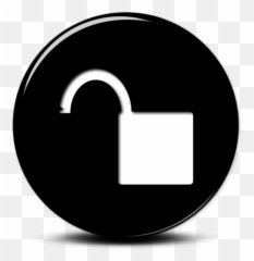 Open Padlock Modern Icon - Web Icons PNG Language