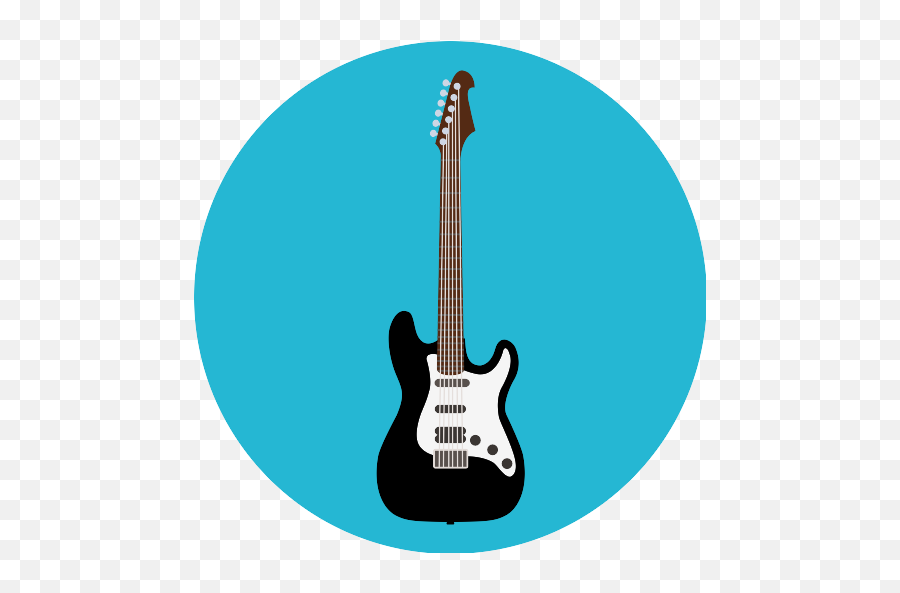 Electric Guitar Vector Svg Icon 57 - Png Repo Free Png Icons Guitar Flat Icon,Guitar Icon Vector