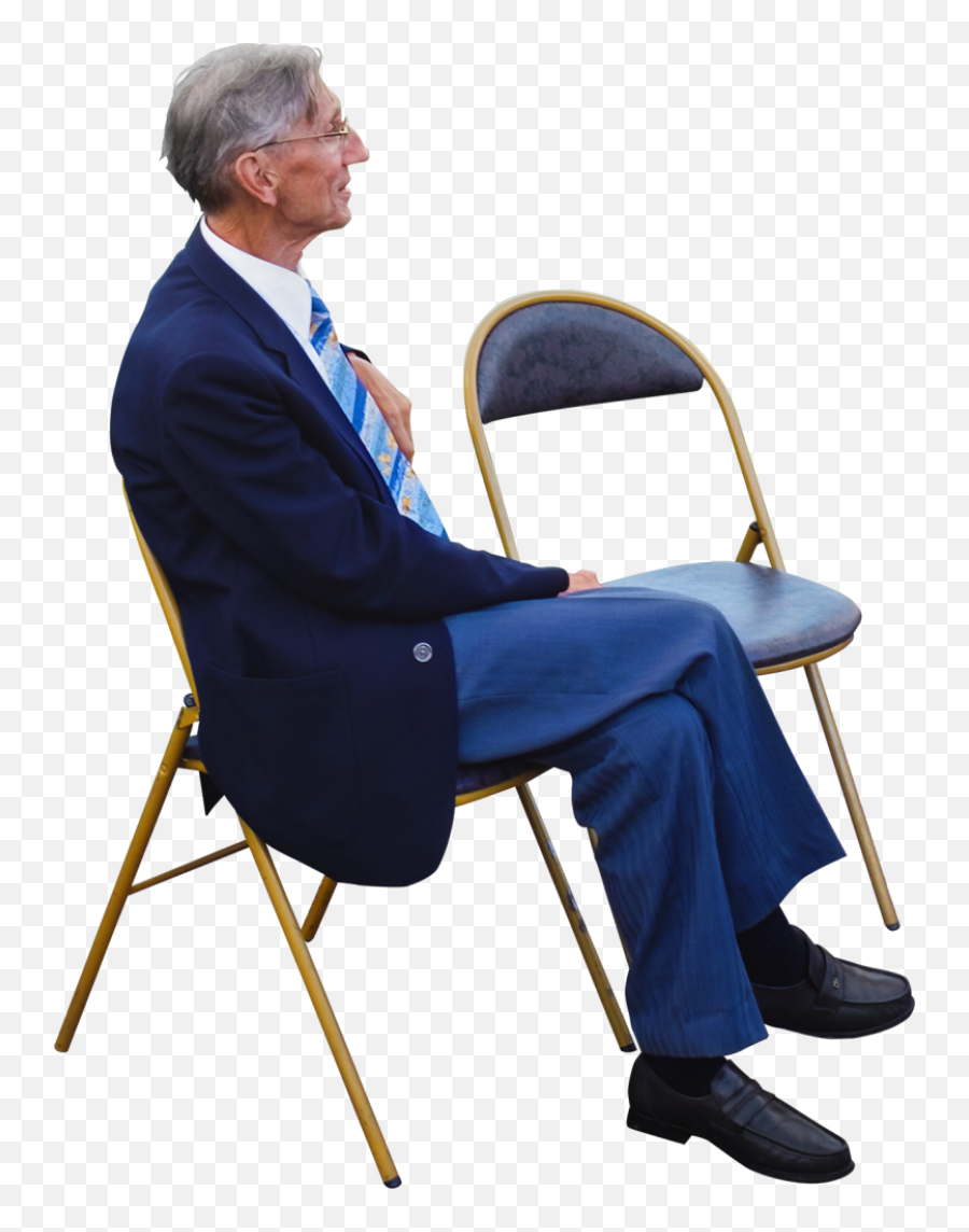 Download Sitting - Old Person Sitting Down,People Sitting Png