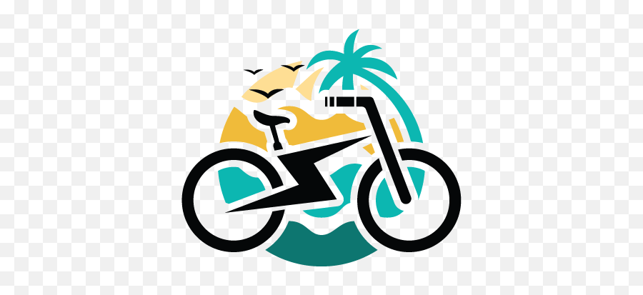 Carolina Ebikes - Beach And Bikes Logo Png,Bike Sharing Icon