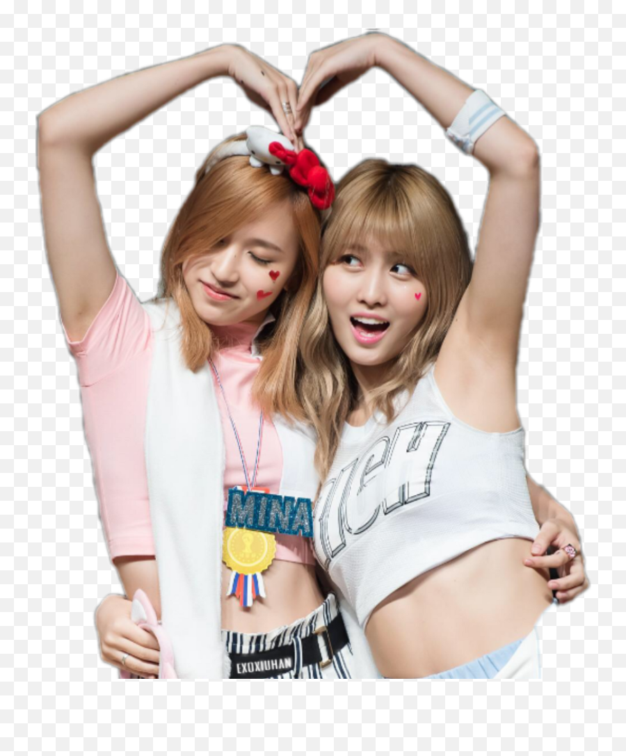 Download Freetoedit Mimo Png Twice Mina - Twice Momo And Mina,Momo Png