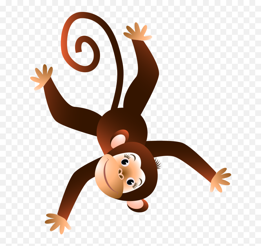 Chimpanzee Vector Graphics Illustration - Clip Art Vector Monkey Png,Cute Monkey Png