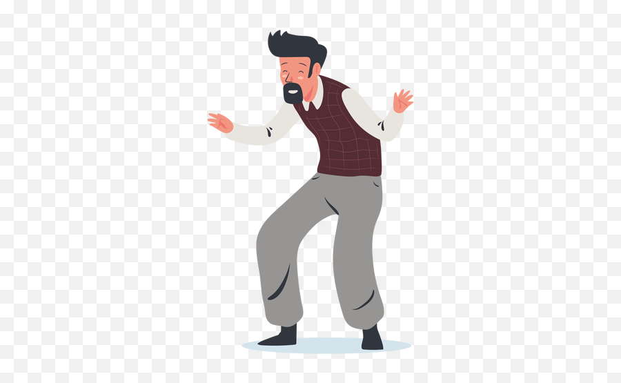 Crouching Man Character Transparent Png U0026 Svg Vector - Dibujo Hombre Agachado Jalando,Crouching Icon