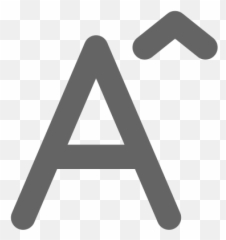Font Increase Filled Free Icon - IconIconscom Dot png