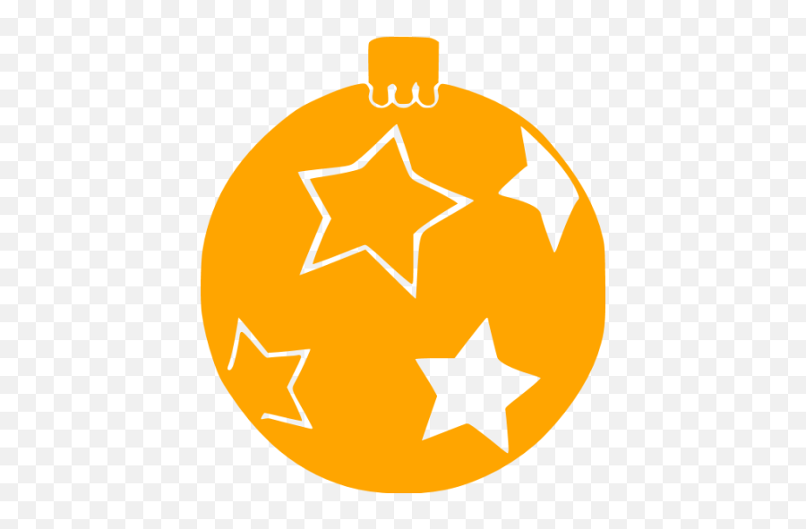 Orange Christmas 31 Icon - Free Orange Christmas Icons Adornos Vectores De Navidad Png,Icon Bola