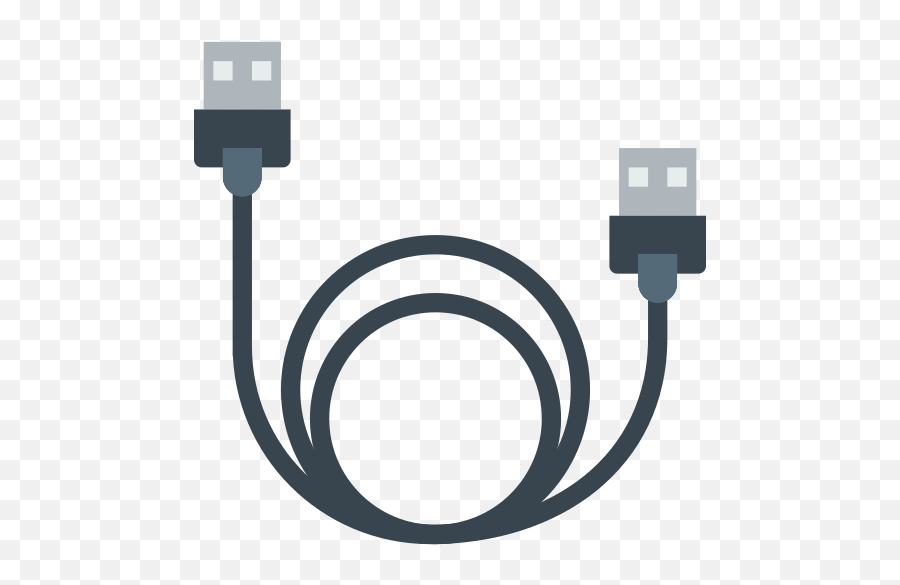 Usb Icon - Usb Cable Vector Png,What Does A Usb Icon Look Like