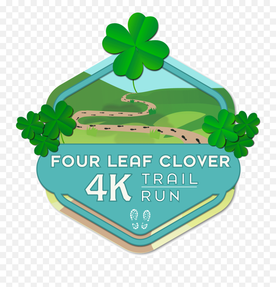 4 Leaf Clover Trail Run 2020 - Elitefeats Shamrock Png,Shamrock Transparent