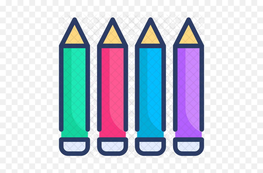 Color Pencil Icon - Clip Art Png,Color Pencil Png