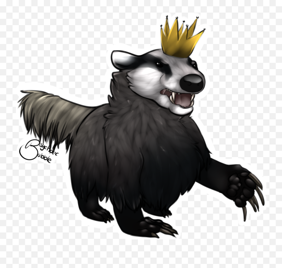 Queen Of The Possessed Badgers U2014 Weasyl - Illustration Png,Badger Png