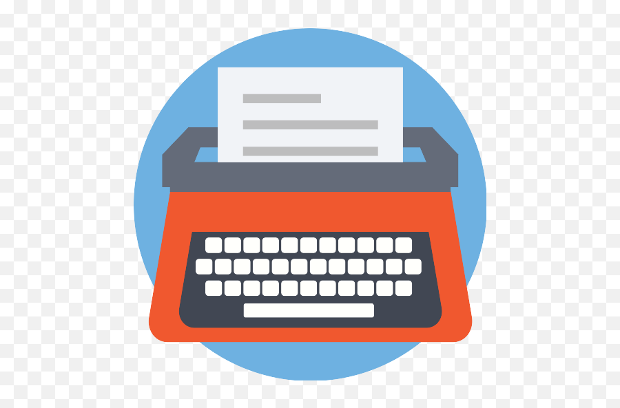 Typewriter Png Icon - Typewriter Icon Png,Typewriter Png