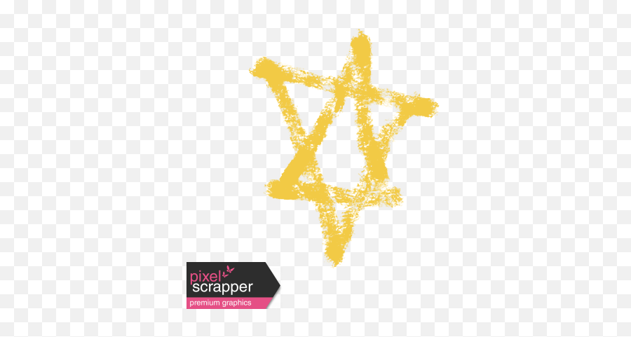 Xy - Marker Doodles Yellow Star 2 Graphic By Melo Vrijhof Hand Drawn Star In Yellow Png,Yellow Stars Png