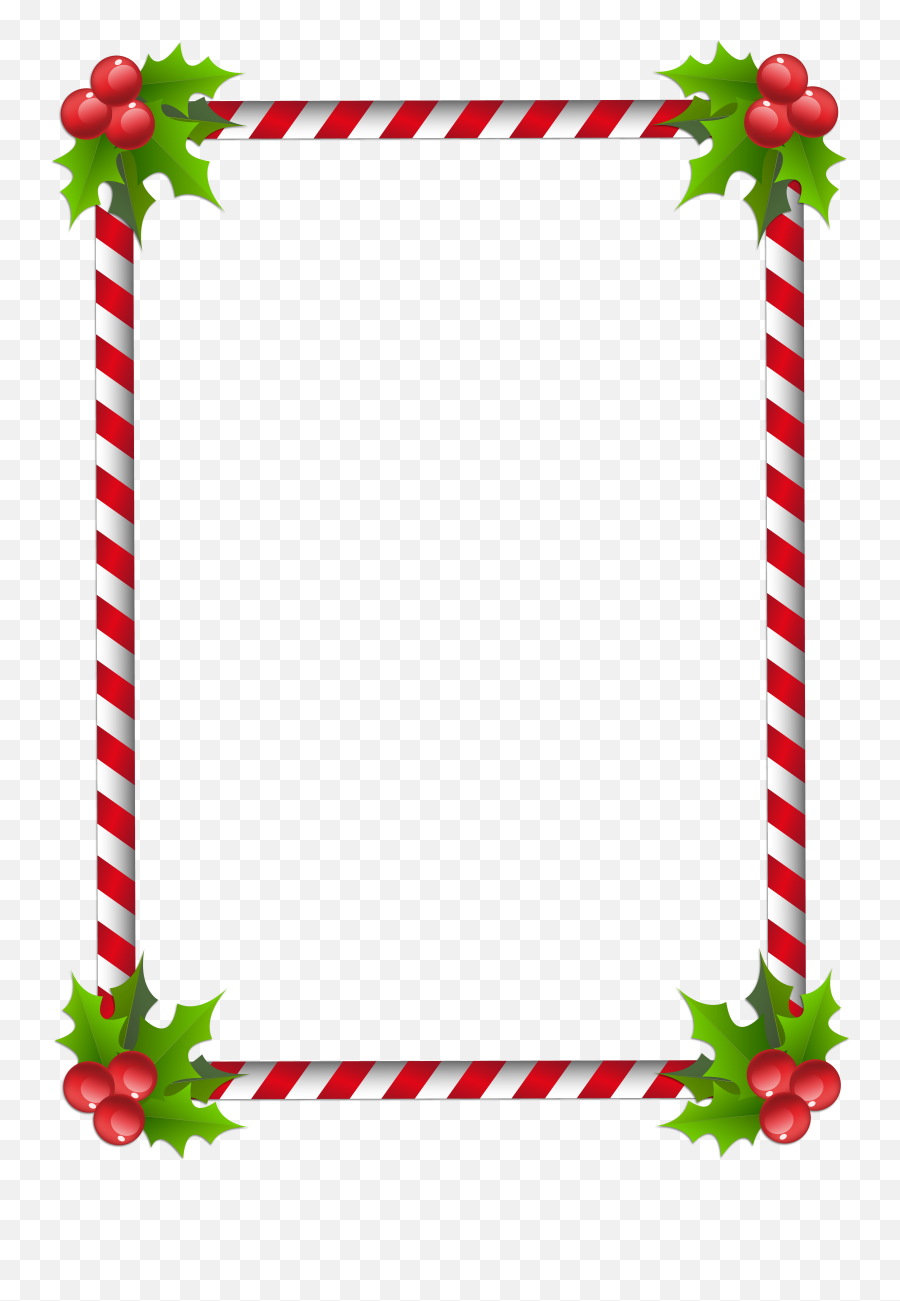 Transparent Christmas Border Clip Art - Transparent Background Christmas Border Clipart Png,Christmas Transparent