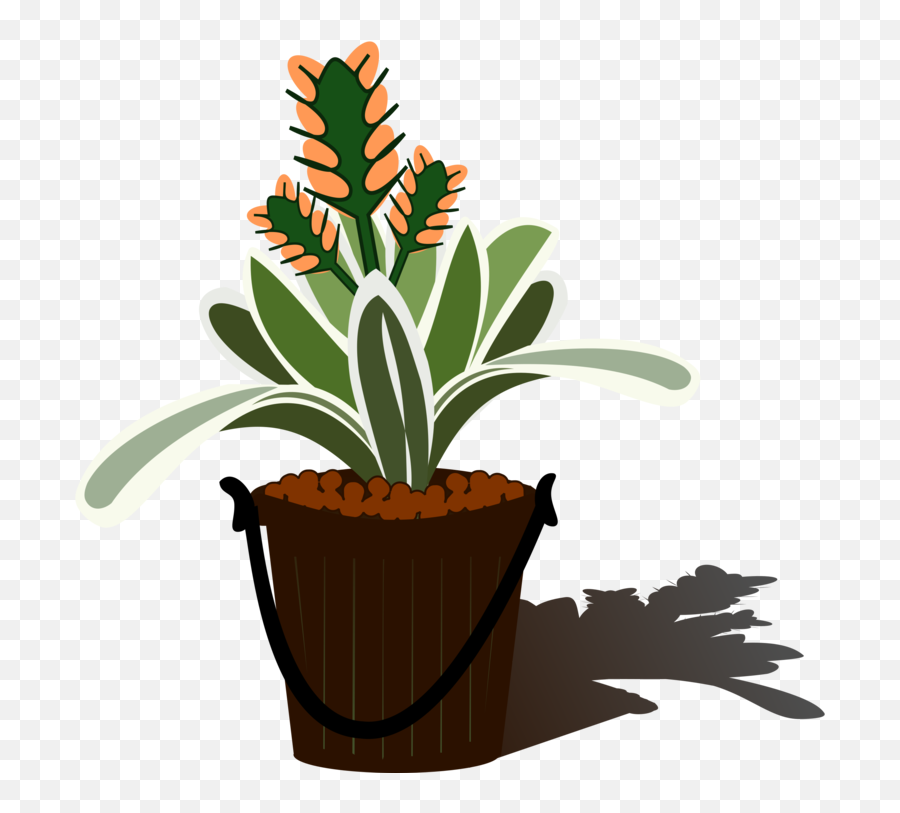 Flowering Plant - Vector Pot Bunga Png,Plant Transparent