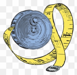Measuring Tape Drawing Transparent Png - StickPNG Measure Clipart
