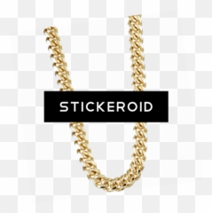 Download Thug Life Gold Chain - Transparent Back Ground png