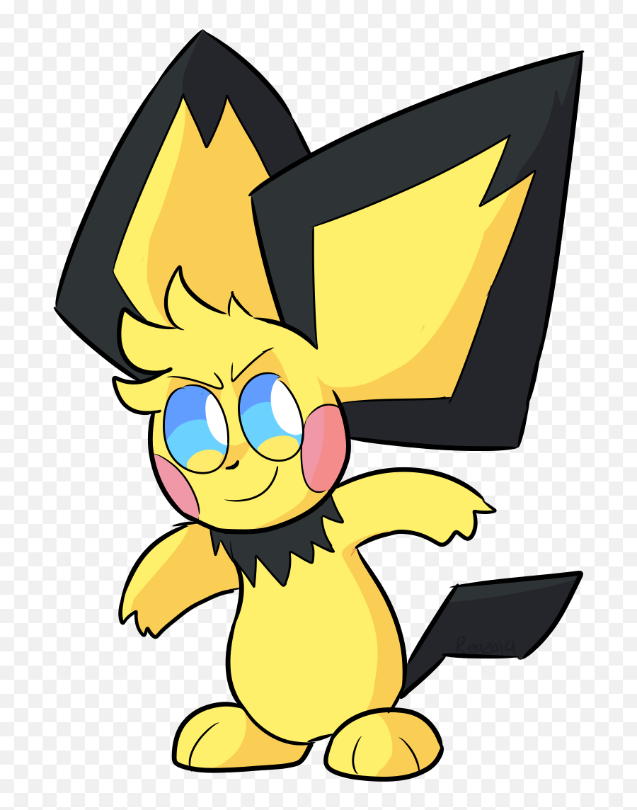 Pichu By Kyrisuz - Fur Affinity Dot Net Cartoon Png,Pichu Transparent