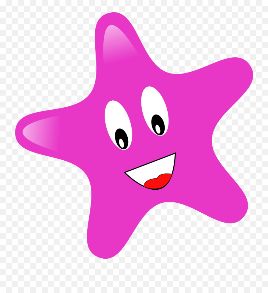 Llustration Of Purple Star Smiley Face Free Image - Pink Happy Star Png,Purple Star Png