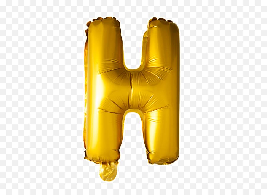 Foilballoon H 40 - H Balloon Gold Png,Gold Foil Png