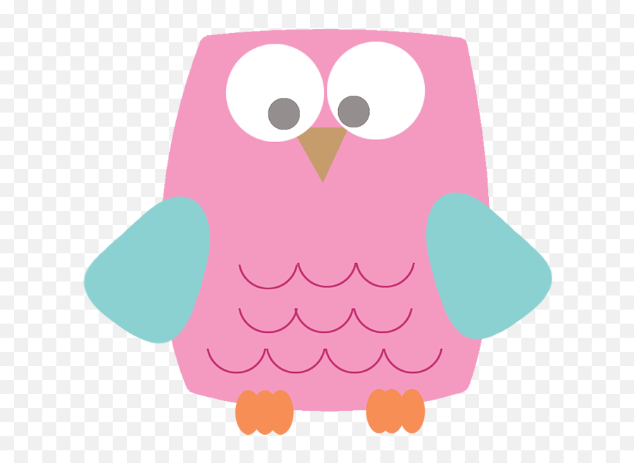 Owl Clipart Pink - Shapes Cute Clipart Png 2042023 Hd Shapes Cute Png,Owl Png