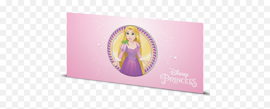 Disney Princess - Rapunzel 5g Silver Coin Note New Zealand Place Card Png,Rapunzel Transparent