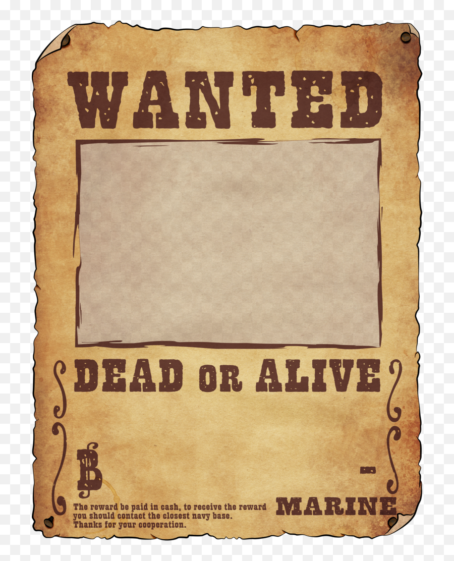 Download Cartel De Se Busca By Helenha - One Piece Wanted Png,Wanted Png