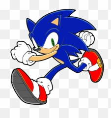Sonic The Hedgehog Clipart Color - Sonic The Hedgehog Coloring Pages Png,Sonic Running Png
