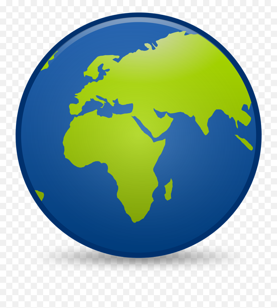 Globe Free To Use Clip Art - World Map Png,Globe Emoji Png