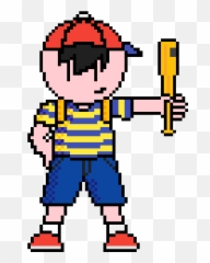 Pixilart - Ness Suit By Carlosalos123 Cartoon Png,Ness Png