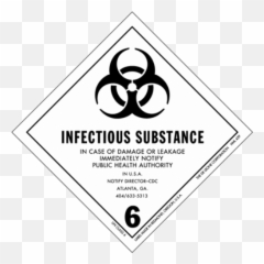 Hazmat Class 6 - Infectious Substances png