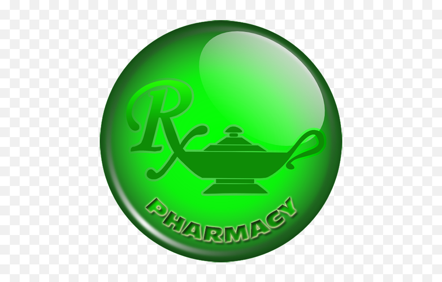 Pharmacy Genie Lamp Logo Clipart Image - Symbol Pharmacy Logo Rx Png,Genie Lamp Png