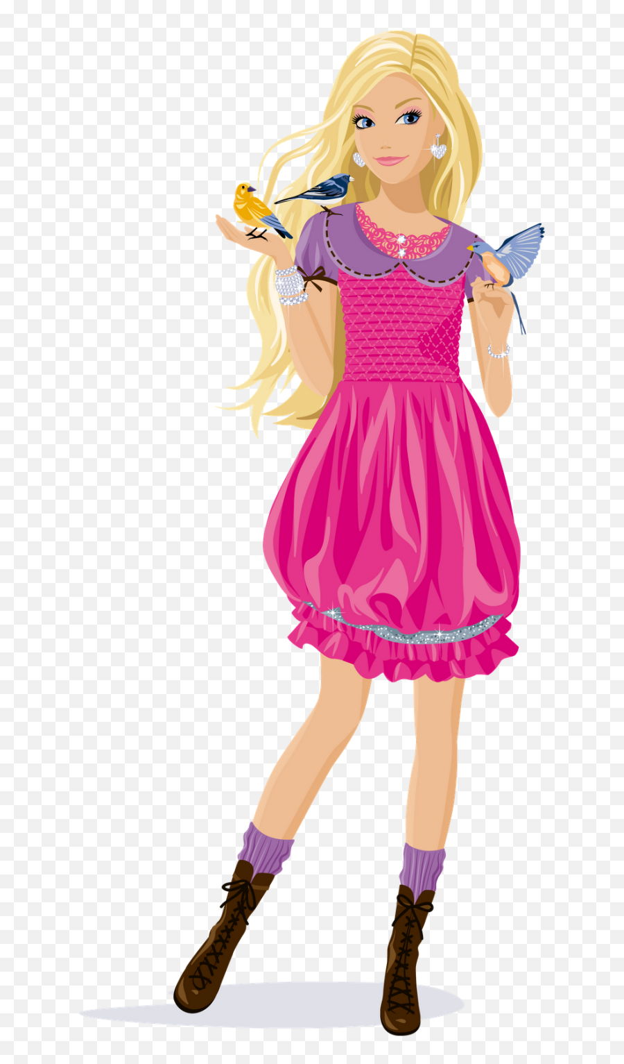 Barbie Png Image - Barbie Girl Cartoon Png,Barbie Png - free transparent  png images 