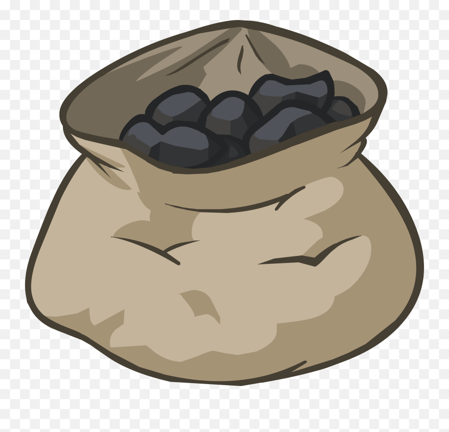 Image Of Icon Png Club Penguin Wiki - Sack Of Coal Cartoon,Coal Transparent  Background - free transparent png images 