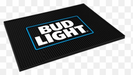 Bud Light Square Bar Mat - Accessories png