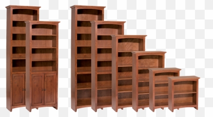 Download Mckenzie Bookcases Whittier - Wood Bookshelf 24 Wide png