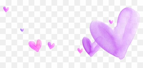 Pink Purple Sticker - Heart png