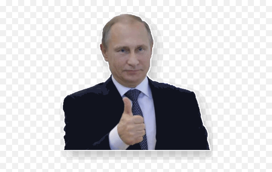Putin President Russia Clipart Png - Vladimir Putin Thumbs Up,Putin Png